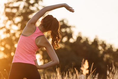 woman exercising