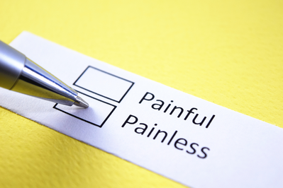 painless being checked on paper