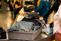 going through airport security