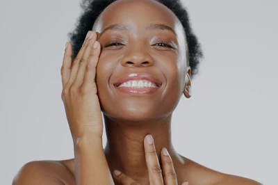 woman with vibrant skin