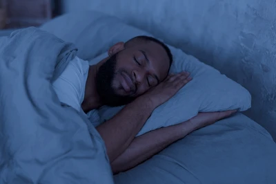 man sleeping